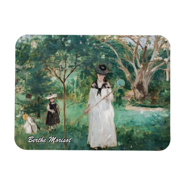 Magnet Flexible Berthe Morisot - La chasse aux papillons (Horizontal)