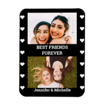 Best Friends Forever 2 Photo personnalisée et nom 