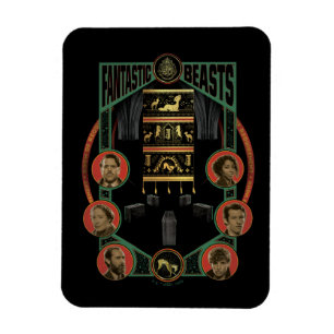 Magnet Flexible Bêtes fantastiques Salle des besoins Graphique