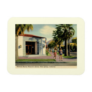 Magnet Flexible Bibliothèque de Welwood, Palm Springs, cru de la