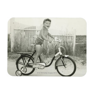 Magnet Flexible Bicyclette d'équitation de fille