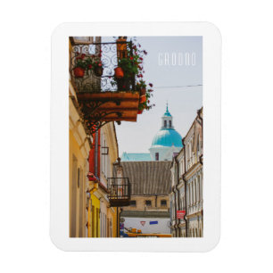 Magnet Flexible Biélorussie Grodno Cityscape