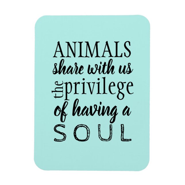 Magnet Flexible Bien-être des animaux (Vertical)