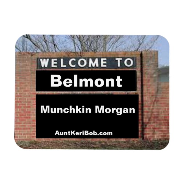 Magnet Flexible BIENVENUE À Belmont Munchkin Morgan Flexible (Horizontal)
