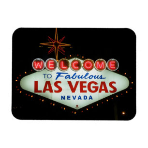 Magnet Flexible Bienvenue à Fabulous Las Vegas - Nevada
