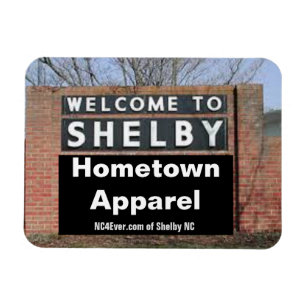 Magnet Flexible BIENVENUE À SHELBY Hometown Apparel