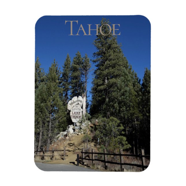Magnet Flexible Bienvenue à South Lake Tahoe (Vertical)