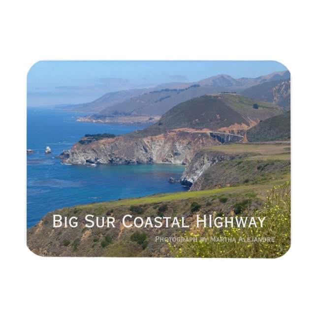 Magnet Flexible Big Sur Coastal HIghway (Horizontal)