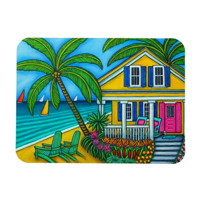 Magnet Flexible Billet au aimant flexible Paradise (Horizontal)