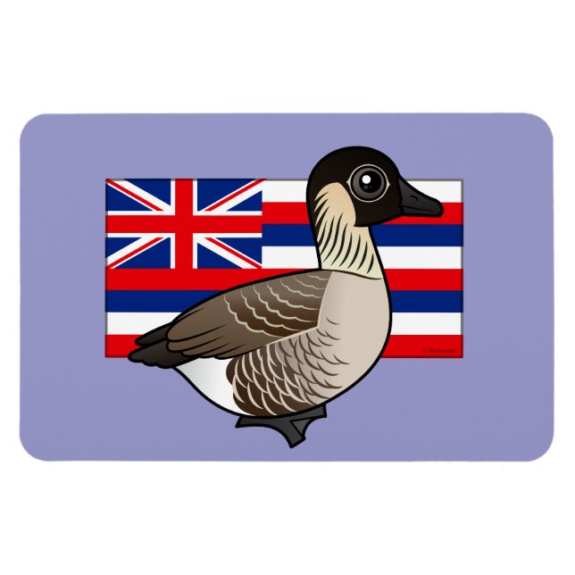 Magnet Flexible Birdable d'État d'Hawaii : Nene (Horizontal)