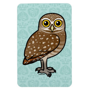 Magnet Flexible Birdorable creusant le hibou