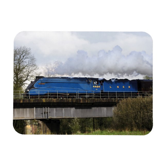 Magnet Flexible "Bittern" Vieux Train à vapeur Locomotive Fridge M (Horizontal)