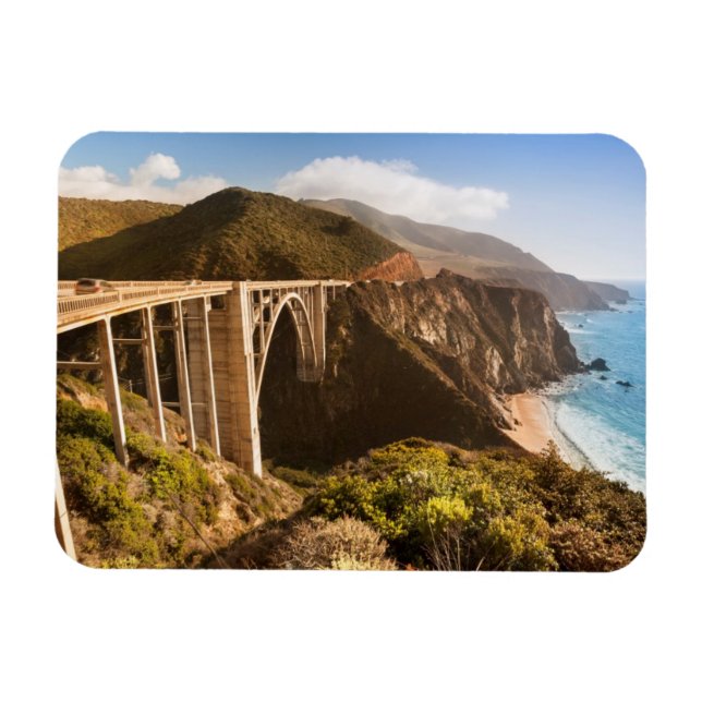 Magnet Flexible Bixby Bridge, Big Sur, Californie, États-Unis (Horizontal)