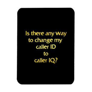 Magnet Flexible Blague amusante sur le changement d'identifiant en