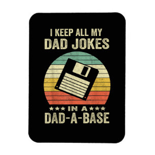 Magnet Flexible Blagues drôles de papa pour hommes dans dad-a-Base