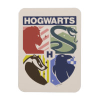 Blason timbré vintage HOGWARTS™