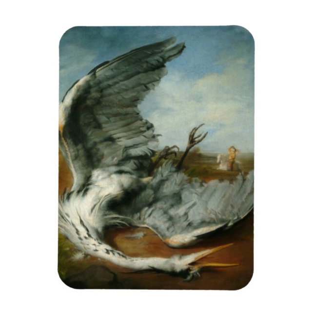 Magnet Flexible Blessé Heron (par George Frederick Watts) (Vertical)