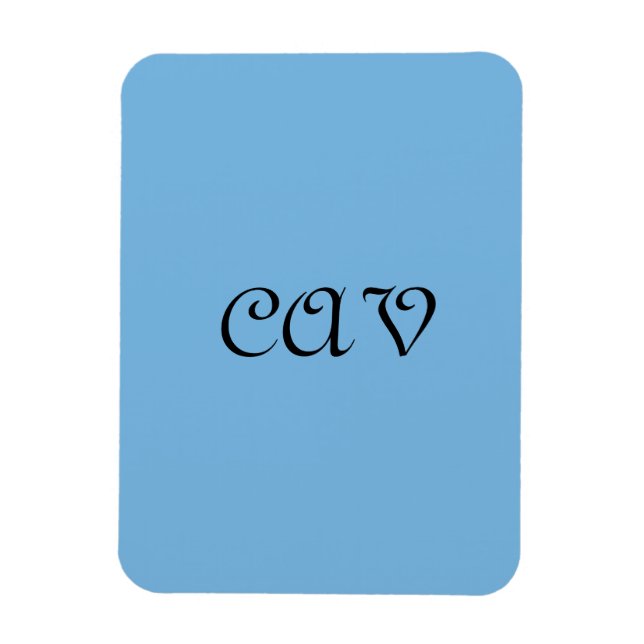 Magnet Flexible Bleu de Cornflower (Vertical)