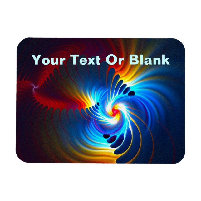 Magnet Flexible Bleu gravitationnel (Horizontal)