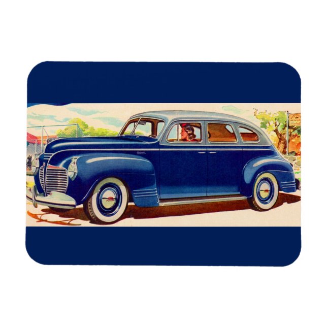 Magnet Flexible bleu Plymouth 1941 (Horizontal)
