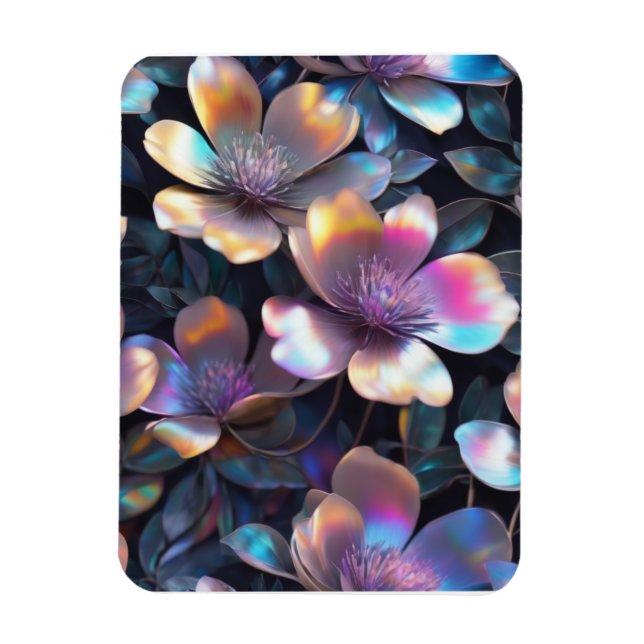Magnet Flexible Blossom holographique (Vertical)