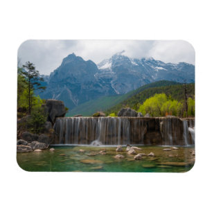 Magnet Flexible Blue Moon Valley Jade Dragon Snow Mountain