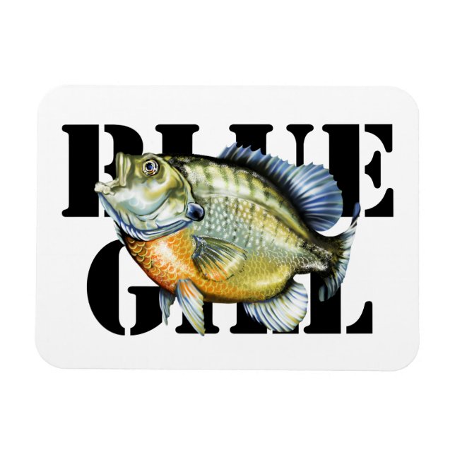 Magnet Flexible Bluegill (Horizontal)