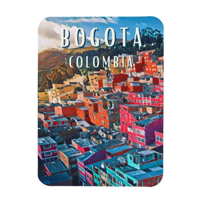 Magnet Flexible Bogota : Capitale vibrante de la Colombie (Vertical)