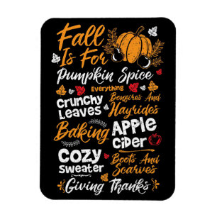 Magnet Flexible Bon thanksgiving Automne est pour épices Citrouill