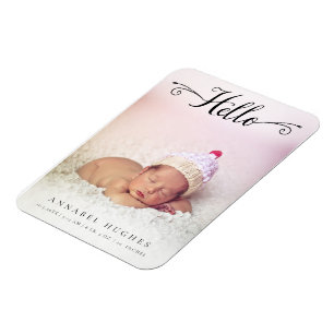 Magnet Flexible Bonjour nouveau aimant de photo personnalisé de