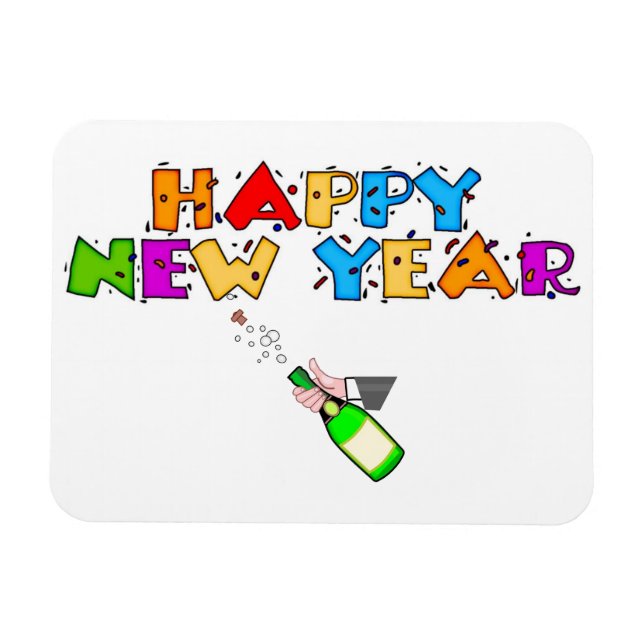 Magnet Flexible Bonne année (Horizontal)