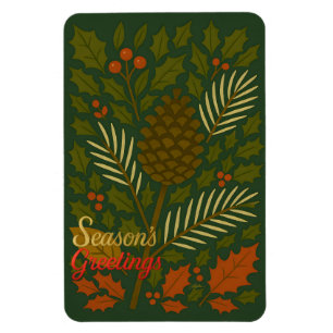 Magnet Flexible Bonnes Fêtes d'automne et d'hiver