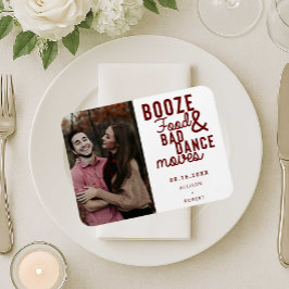 Magnet Flexible Booze Food & Bad Dance Déplace Funny Date Photo