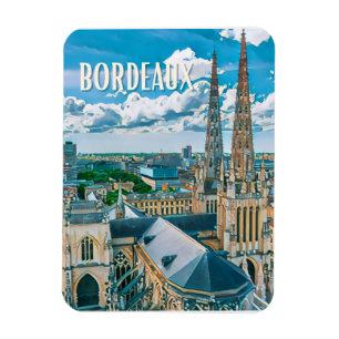 Magnet Flexible Bordeaux Photo Vintage