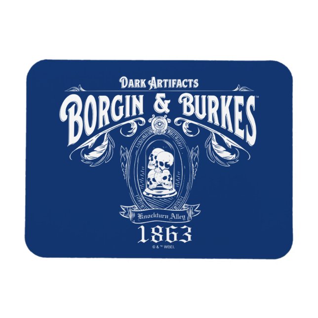Magnet Flexible BORGIN & BURKES™ Artefacts foncés Magasin graphiqu (Horizontal)