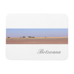 Magnet Flexible Botswana Paysage de salines Savannah