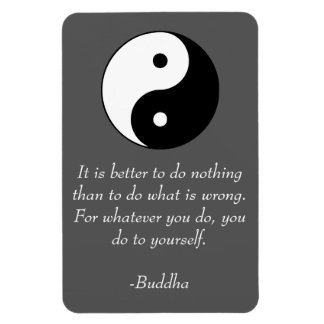 Magnet Flexible Bouddha - Citations Célèbres - Ne Faites Rien De M