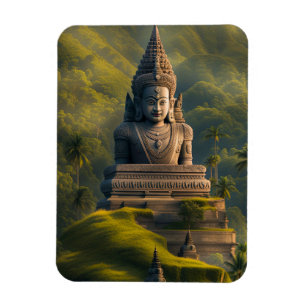 Magnet Flexible Bouddha de la montagne indonésienne