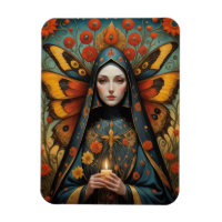 Bougie de la religieuse papillon