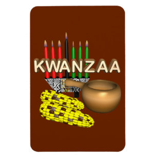 Magnet Flexible Bougies de Kwanzaa -