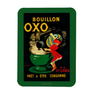 Magnet Flexible Bouillon OXO Poseter Vintage Europe