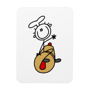 Magnet Flexible Boulanger avec rouleau à pâtisserie