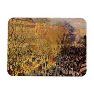 Magnet Flexible Boulevard des Capucines de Claude Monet, Beaux-art