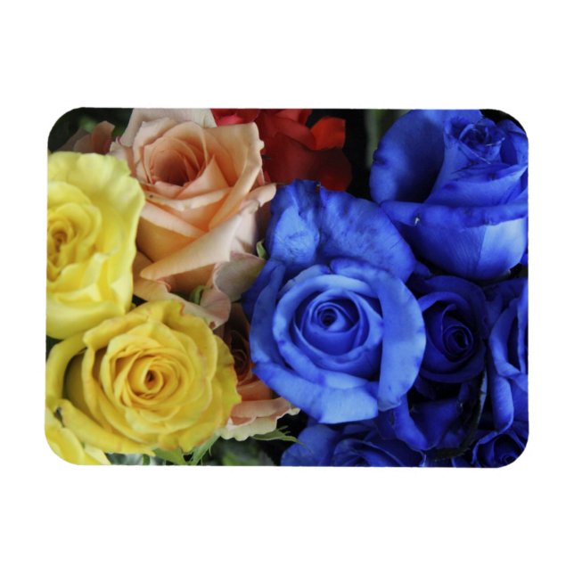 Magnet Flexible Bouquets de roses fraîches (Horizontal)