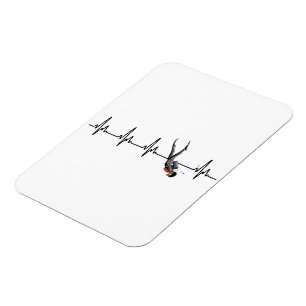 Magnet Flexible Bouton de coeur de plongée SCUBA