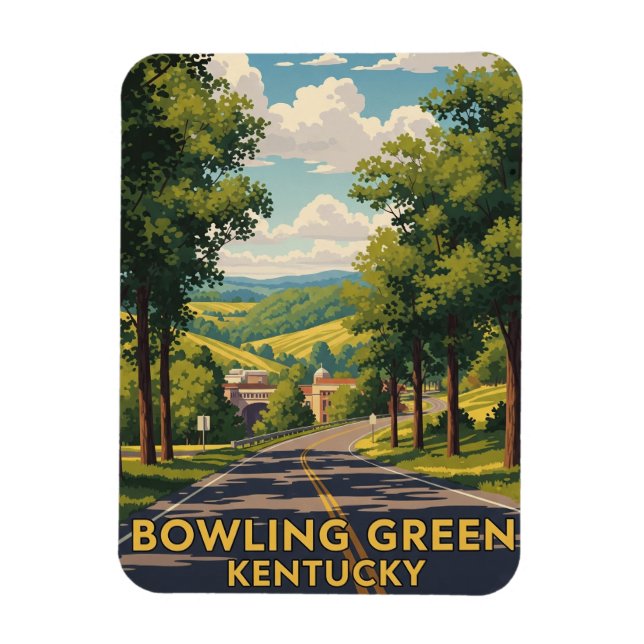 Magnet Flexible Bowling Green Kentucky Travel (Vertical)