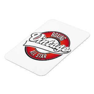 Magnet Flexible Boxe Vintage Toutes les étoiles logo