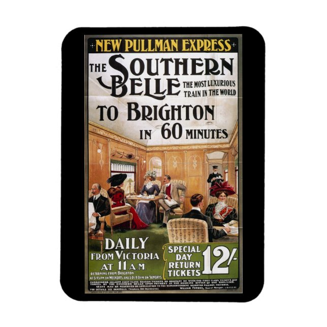 Magnet Flexible Brighton, Angleterre, Excursion ferroviaire (Vertical)