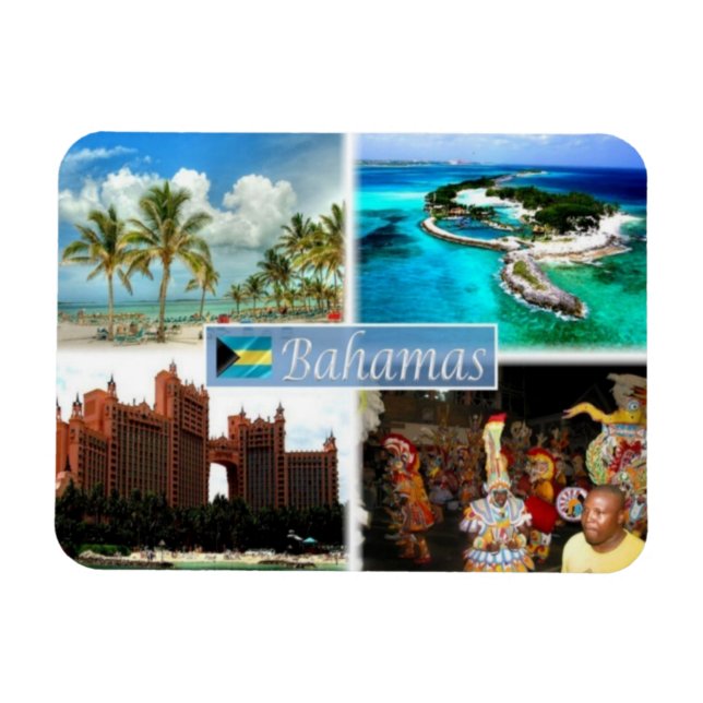 Magnet Flexible BS Bahamas - Nassau - La Tour Royale - (Horizontal)