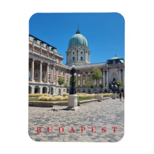 Magnet Flexible Budapest Buda Castle vue frigo aimant